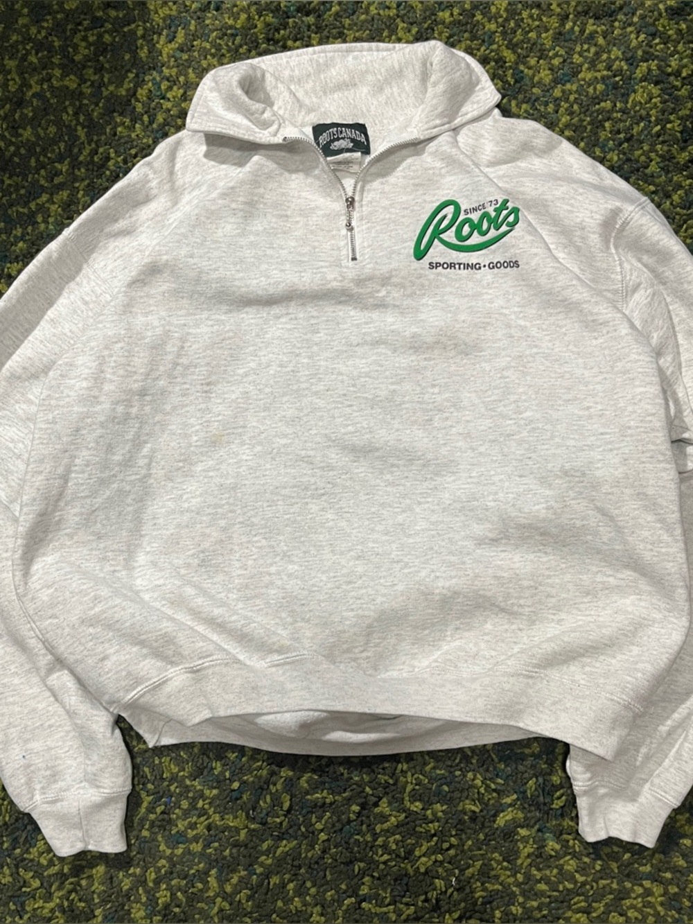Roots Vintage Sporting Goods 1/4 Zip (M)